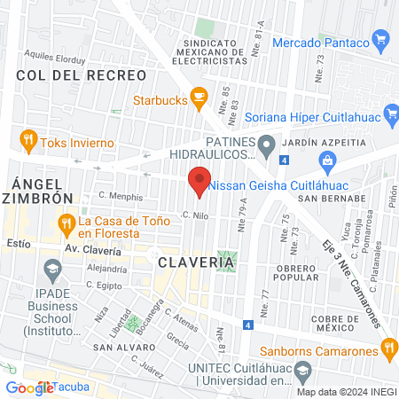 Palet Ocariz María del Pilar map