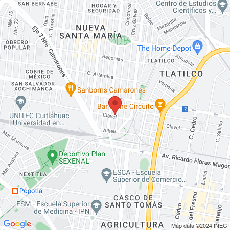 Amelodent - Dentistas en Azcapotzalco map