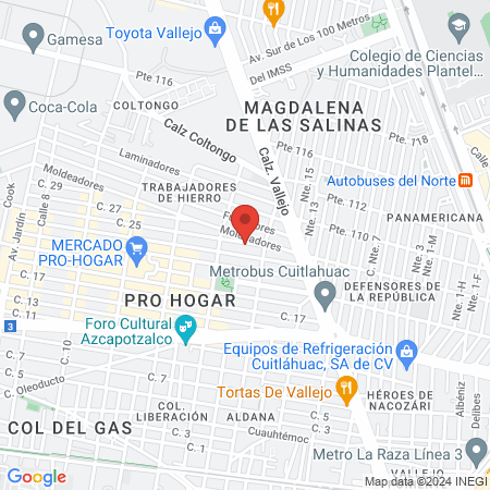 Asociación Mexicana de Enfermería en Urgencias map