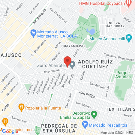 Evi Salon Hair Color map