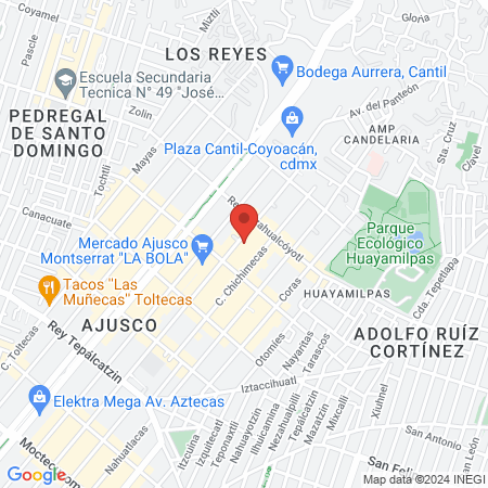 Estética Miguel map