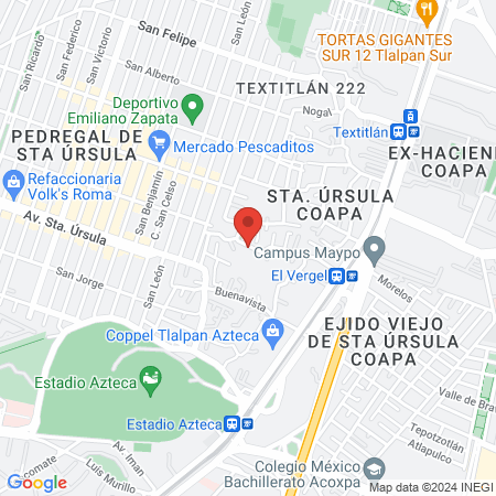 Fisioterapia Aura Sánchez map