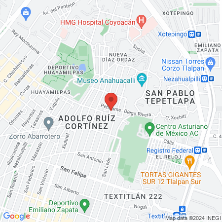PUPPIES HOME Coyoacan map