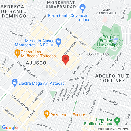 Servicio Médico Veterinario map