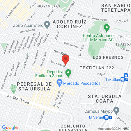 Consultorio Dental Happy Tooth map