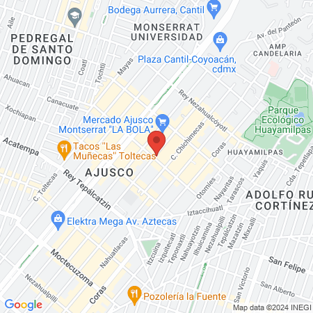 Clínica Dental Ajusco map