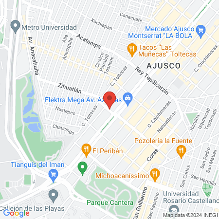 SVC SERVICIOS VETERINARIO CAROLINA map