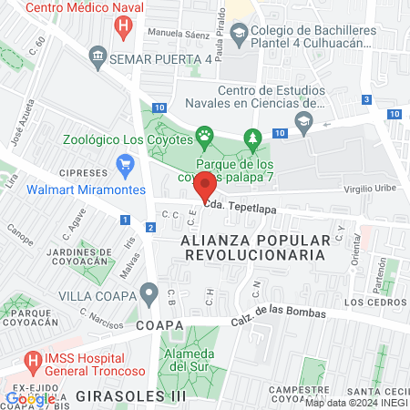 Uñas Nail Queen Tepetlapa map