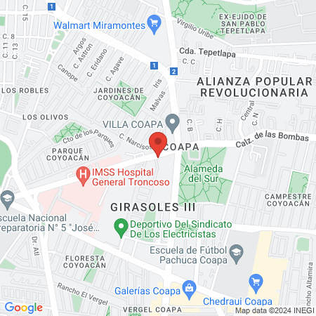 Ha Spa Medic & Organic Beauty Coapa map