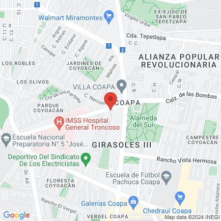 Alphabiotistas de México map