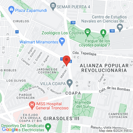 White Clinica Dental map