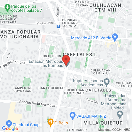 Clínica Dental Cafetales map
