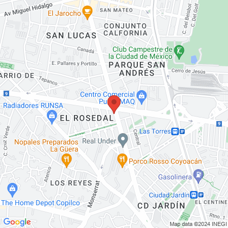 Depilación Mint&Honey Coyoacán map