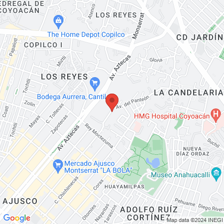 Beauty salón Barber y spa map