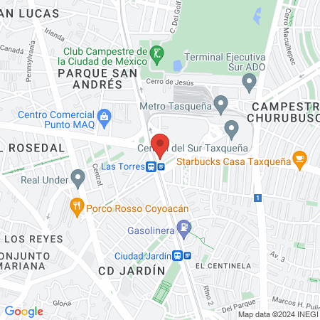 Fitness Space Taxqueña map