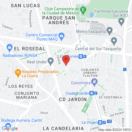 Inter dent Centro Odontológico map