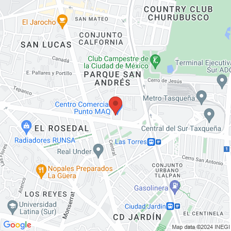 dentalia Punto MAQ map