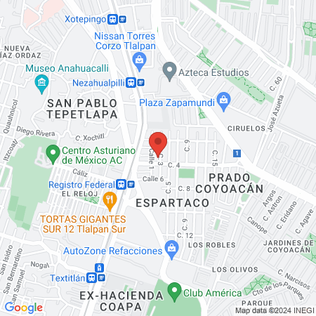 Peluquería danny map