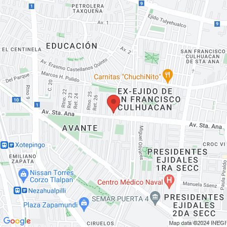 Clinic Natural Spa map