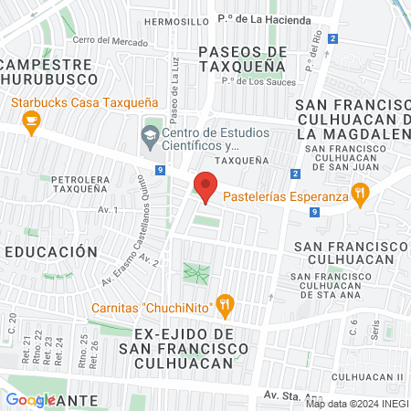 BIKRAM YOGA CDMX/TAXQUEÑA map