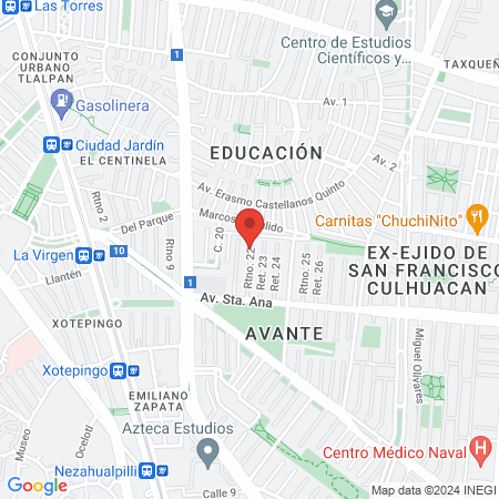 Dental secret - Dentista en CDMX map