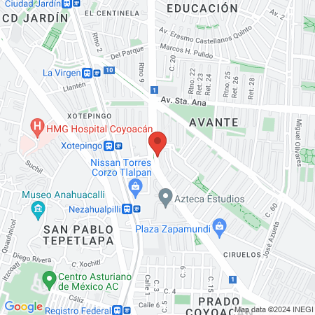 Erika Montoya Dominguez Dr map