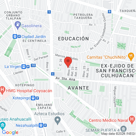 Acupuntura Medica Huntley map