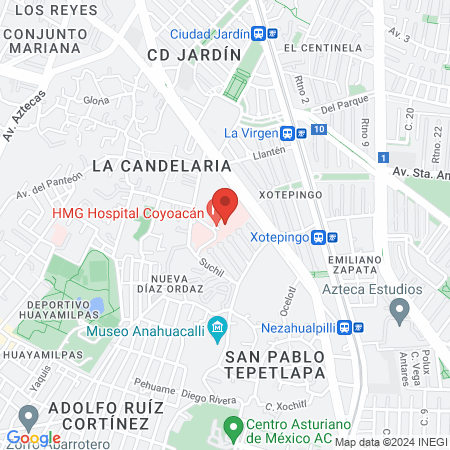 PEDIATRICS COYOACAN map