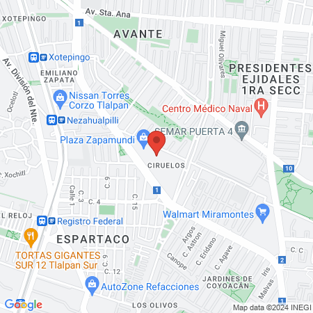 Veterinaria Canes map