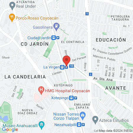 Clínica Mi Dental Tlalpan map