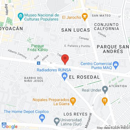 Clínica Dental Eolodent Coyoacan map