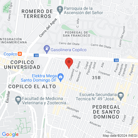 consultorio dental quiroga map