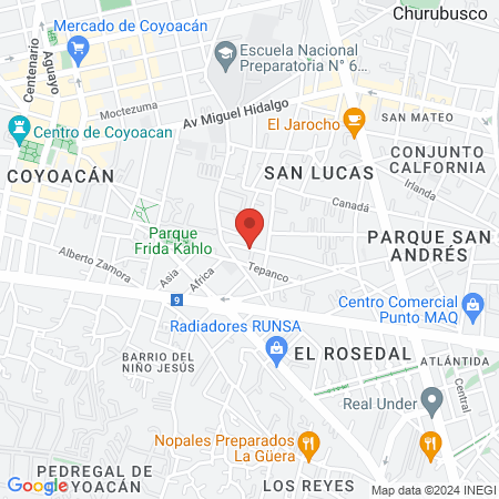 Infinity Lashes by Erika map