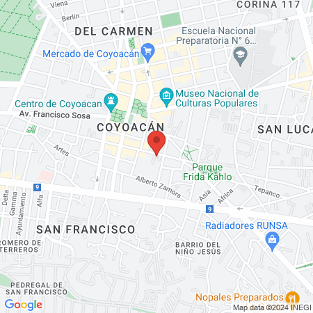 Dr Jose Luis Prado Camacho map