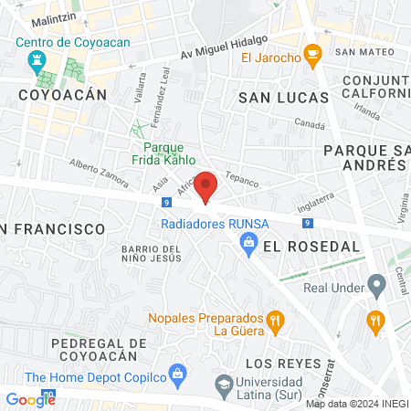 Dr. Aldo Isaac Meneses Rios, Ginecólogo map