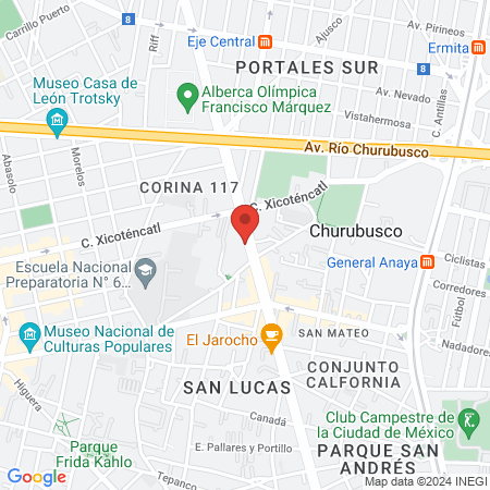 Venta de Gelipet en veterinaria Coyoacan map