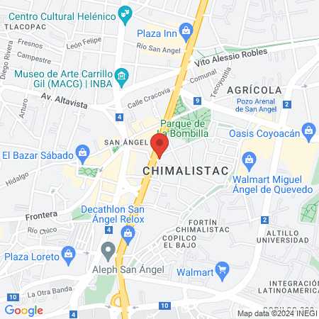 mándarin wellness & spa map