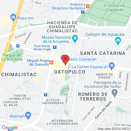 Hinojosa Aguirre Alejandro Dr map