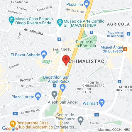 Dra. Nadia Millán Sánchez map