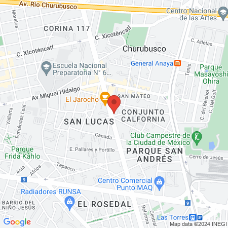 Legarreta Guadalupe De map