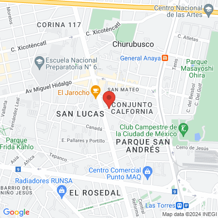 Dr. Alfredo Bando map