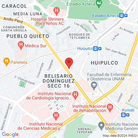 Dentista Rayos X map