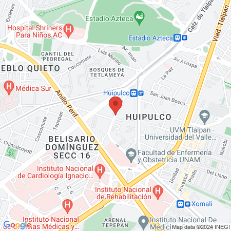 Dr. Paola Paloma Fernández Campos map