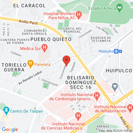 Centro de Cirugía de Mínima Invasión map