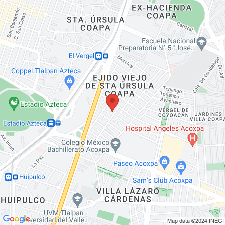 Alphabiotista Coapa map