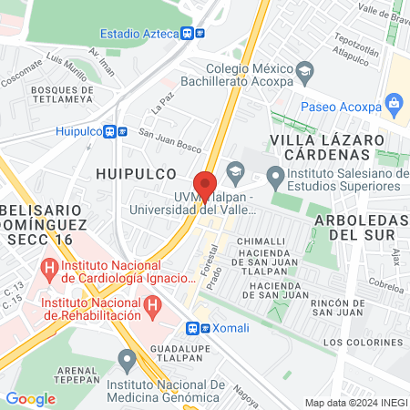 hospital particular map