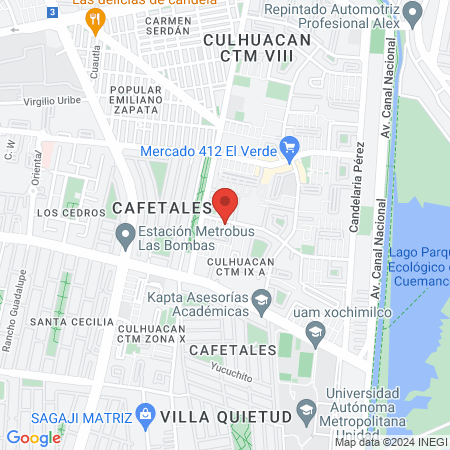 Podología Cafetales map
