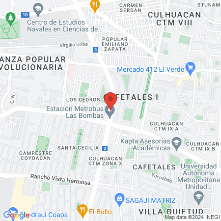 Mi Consultorio Cafetales map