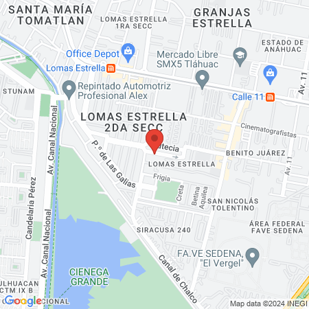 Fisiotepatia. Rehabilitación física. Servicio a domicilio map