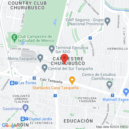 Club Deportivo GNP map